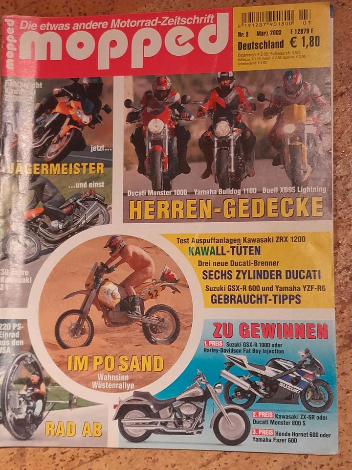 Mopped-Motorrad-Zeitschriften.Harley,Custom,Racer,Moped,125er... in Wettstetten