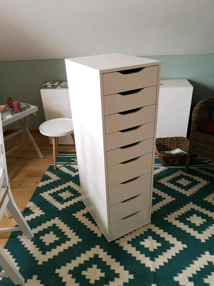 IKEA Alex Schubladenschrank weiß in Netphen