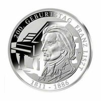 10 EURO Silber Münze Franz Liszt 2011, bankfrisch Sachsen-Anhalt - Zörbig Vorschau