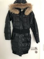 Moncler Mantel Jacke gürtel pelz schwarz tailliert Bayern - Ingolstadt Vorschau