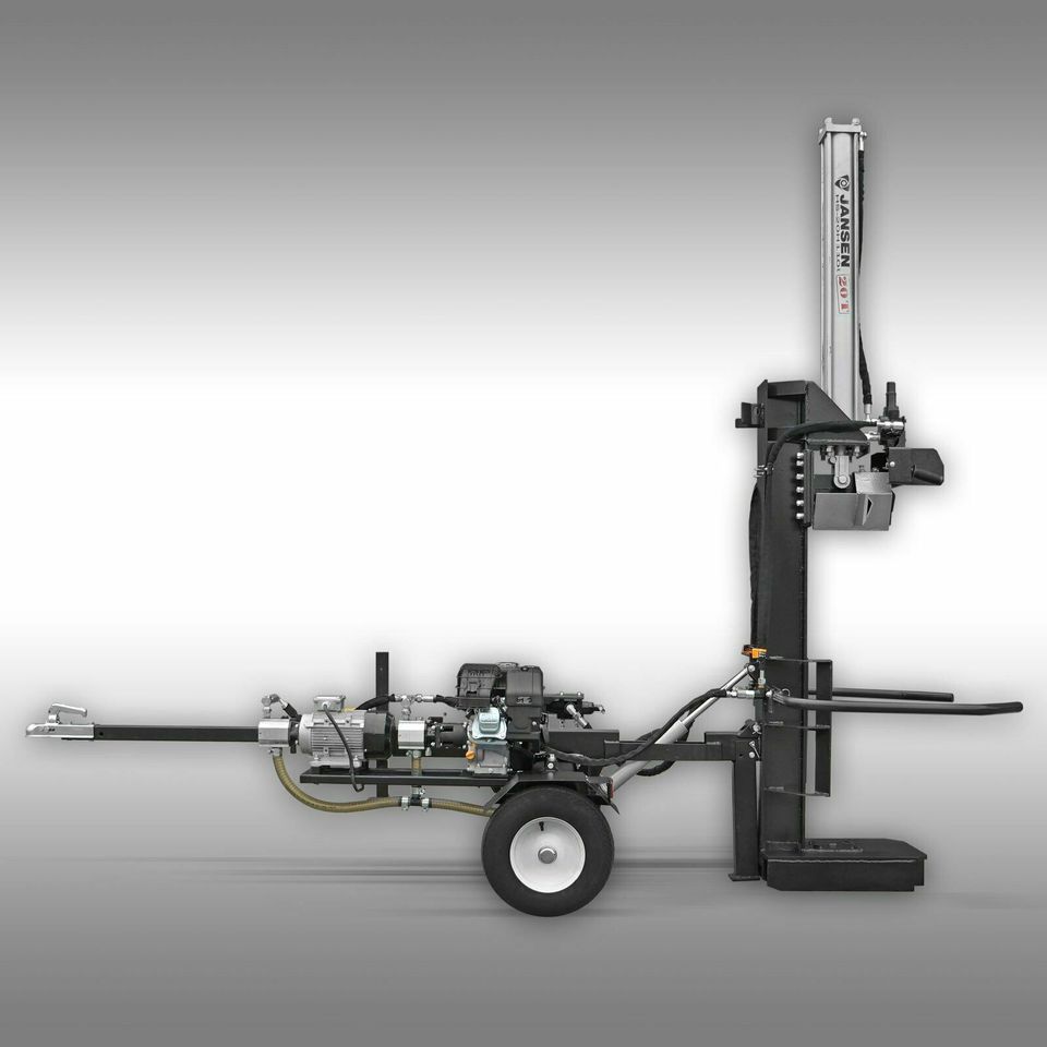 Jansen HS-20H110 Elektro+Benzin Spalter Holzspalter Anhänger in Dorfen