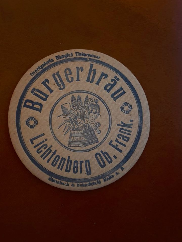 Vk Bierdeckel Bürgerbräu Lichtenberg in Münchberg