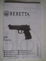 Bedienungsanleitung CO2-Luftpistole: Umarex Beretta 92 FS Aachen - Aachen-Haaren Vorschau