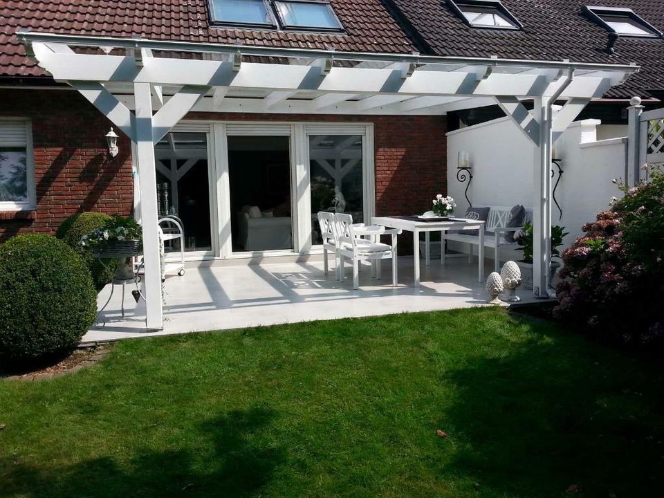 Terrassenüberdachung Schiebeelemente Überdachung Carport Holz in Grevenbroich