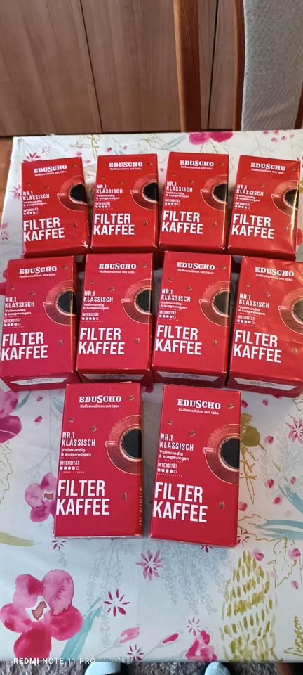 10x Eduscho Filterkaffee Nr. 1 Klassisch a´ 500g (5Kg) in Sehnde