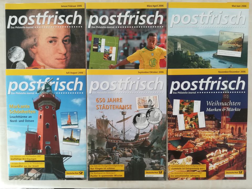 "Postfrisch" Briefmarken Zeitschrift Jahrgänge 2002 bis 2023 in Neumünster