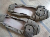 Kennel & Schmenger Ballerinas 39,5 Leder taupe grau braun Düsseldorf - Friedrichstadt Vorschau