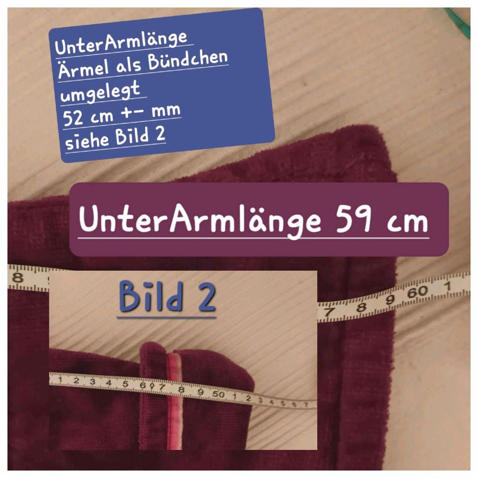 Spamantel Bademantel XXL Unisex* Baumwolle Lila in Gießen