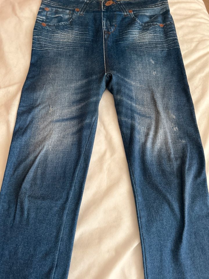 Leggings in Jeansoptik 3 Stück 1x gewaschen in Pfronten