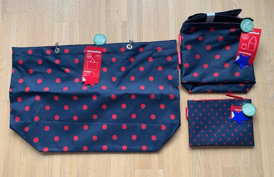 NEU Reisenthel Taschen 4-er Set - Mixed Dots Red in München