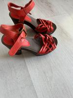 Orange Sandalen mit breiten Absatz Dortmund - Hörde Vorschau