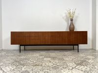 WMK Das Designer Highlight! Stilvolles 50er Jahre Designer Sideboard B40 in langer Ausführung (245cm) von Dieter Wäckerlin für Behr in Teakholz # Crendenza Anrichte TV-Lowboard Mid-Century Loft Tea Friedrichshain-Kreuzberg - Friedrichshain Vorschau