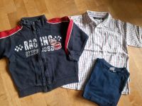 3tlg. Jungen Set: Sweatjacke/T-Shirt/Hemd Gr.110/116 Nordrhein-Westfalen - Breckerfeld Vorschau