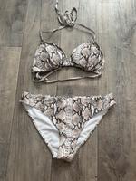 Bikini Schlangenmuster neu M/38 Sunshine Paradise weiß beige Rostock - Reutershagen Vorschau