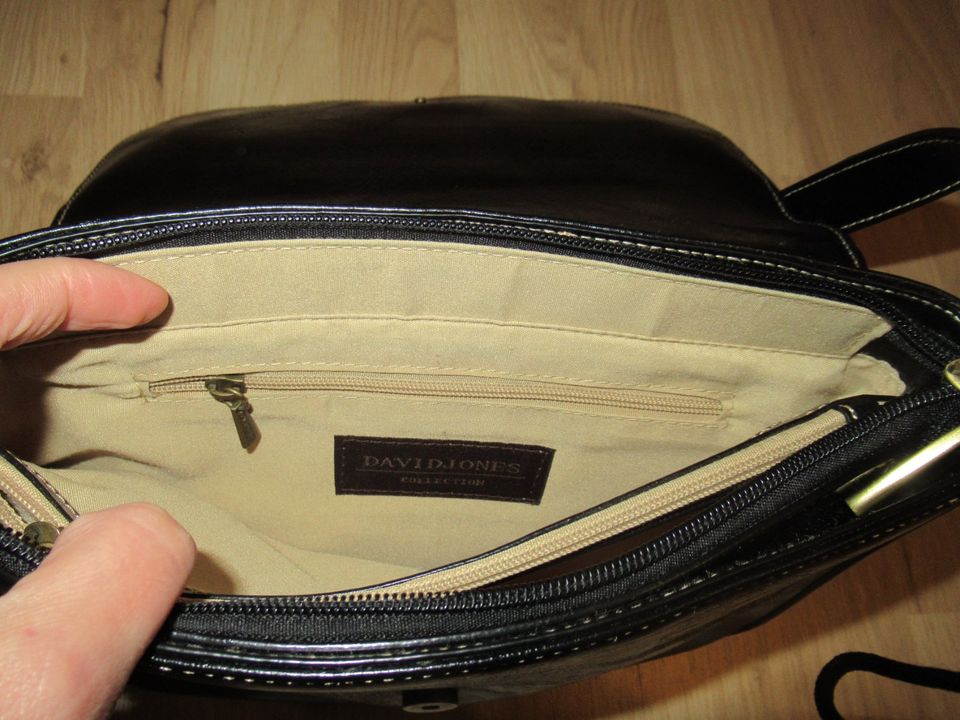 Handtasche Umhängetasche David Jones schwarz in Bielefeld