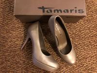 Festliche Tamaris Pumps Plateau , Echt Leder Gr. 37  Neu !!! Nordrhein-Westfalen - Warendorf Vorschau