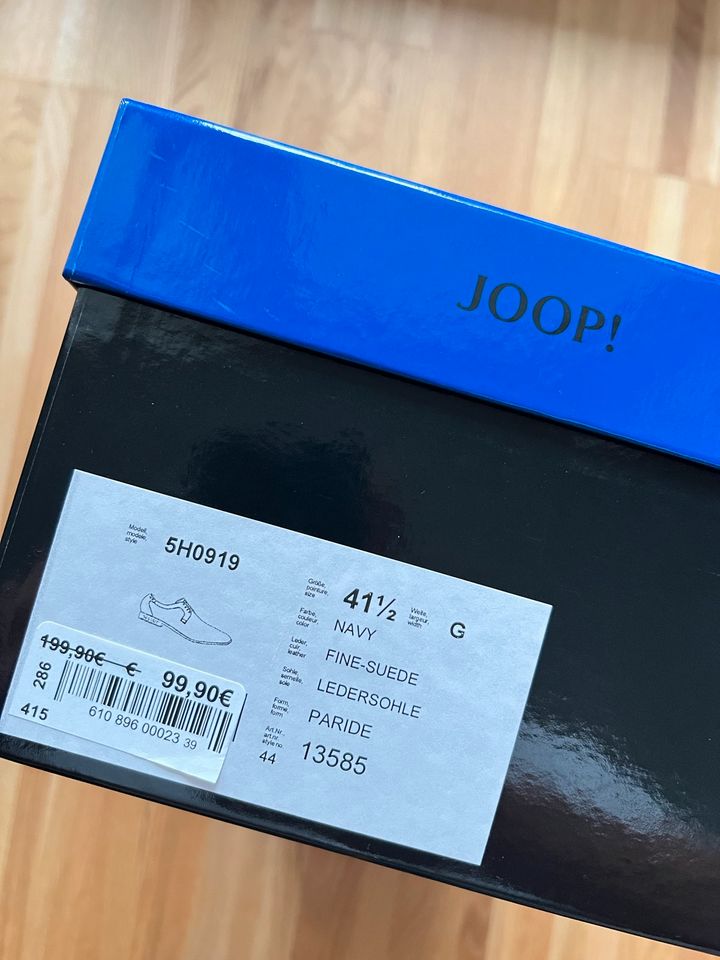 Joop elegante Schuhe navy Gr. 41 1/2 in Düsseldorf