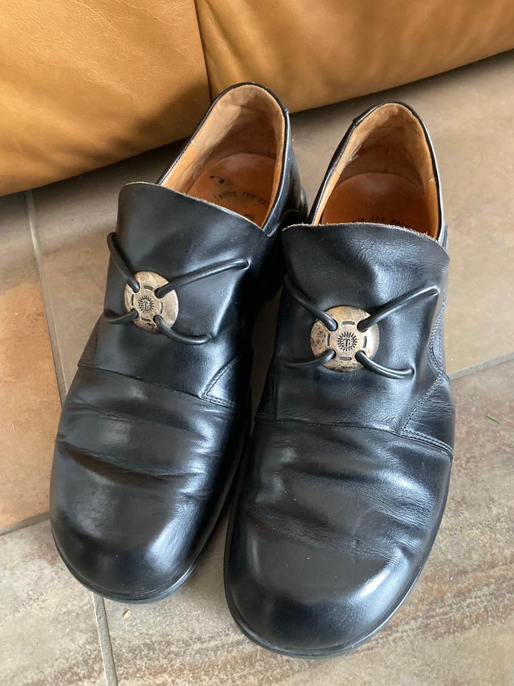 ♻️THINK!  Halbschuhe  Slipper Sneaker schwarz  Gr. 40, si. Maß ♻️ in Kelsterbach