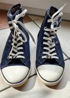 Sneaker Gr. 42 Mustang Chucks blau Schnür Reißverschlu Soffschuhe Nordrhein-Westfalen - Gütersloh Vorschau