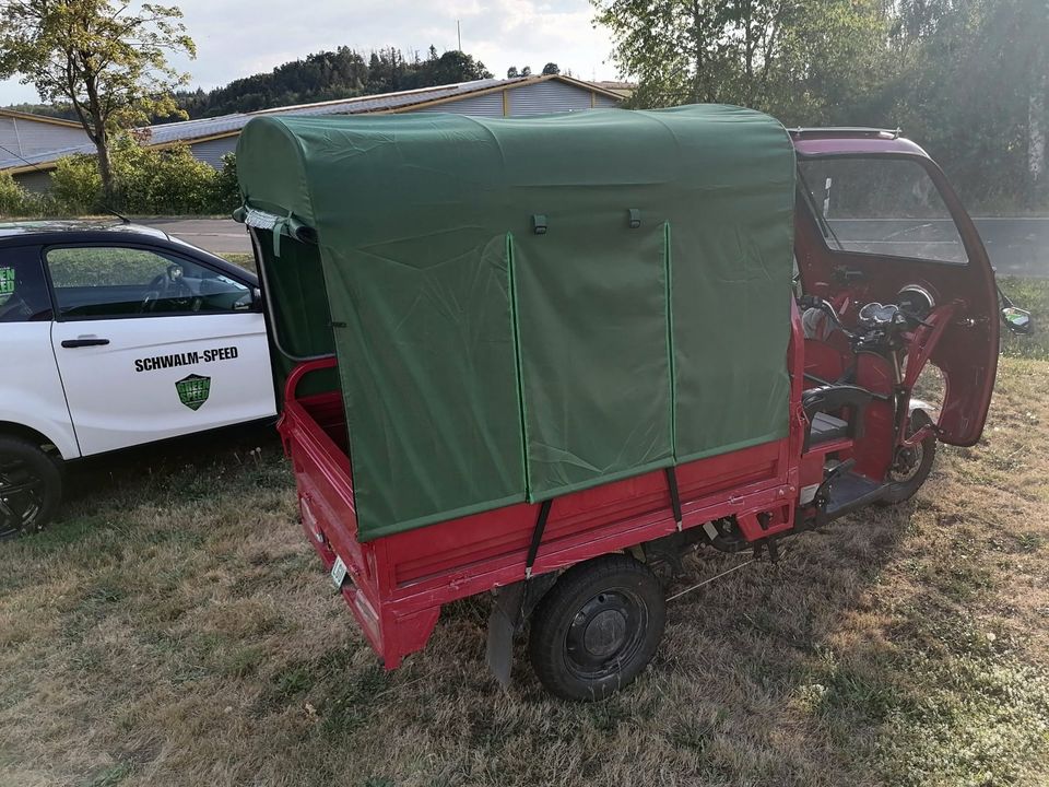 3-Rad Elektro Pritsche Cargo Premium Kipper Grand Extra Elektrofrosch Lastendreirad VOLTA RUNNER Mega Cabin Lastenrad Pedelec Transporter Ape Porter Piaggio Aixam PRO TUKTUK TUK TUK TUCK TUCK Benziner in Neukirchen