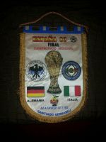 Wimpel Finale Fussball WM 1982  World Cup  Fifa  DFB Brandenburg - Cottbus Vorschau
