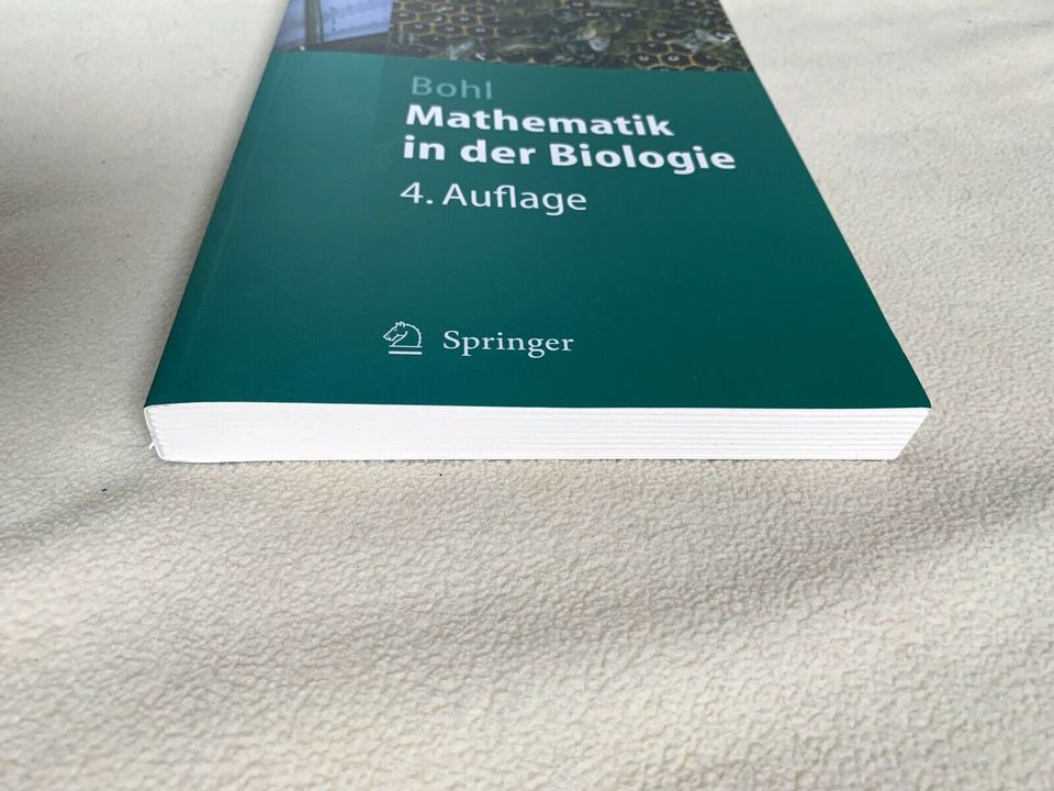 Mathematik in der Biologie, Bohl, 4. Auflage, Springer, Studium in Ahnatal