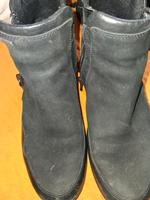 ECCO 37 Wildleder Boots ungefüttert schwarz 2 RV Schleswig-Holstein - Bad Segeberg Vorschau