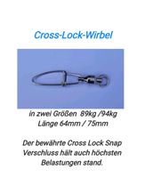 Kugellagerwirbel Karabiner Cross Lock Snap Wirbel  Wels Waller We Baden-Württemberg - Appenweier Vorschau