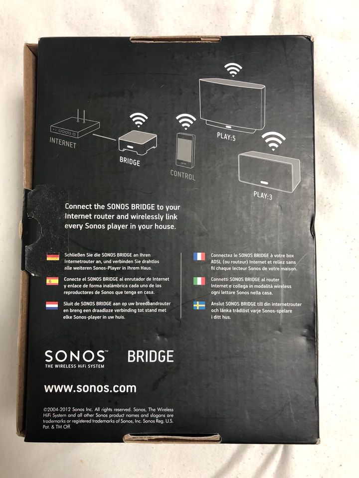 SONOS BRIDGE The wireless hifi system in Bochum