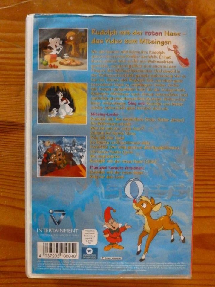 Rudolph mit der roten Nase VHS Cassette in Kappel-Grafenhausen