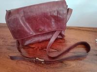 Damen THE BRIDGE Tasche  Leder Handtasche rot braun Cognac Köln - Ossendorf Vorschau
