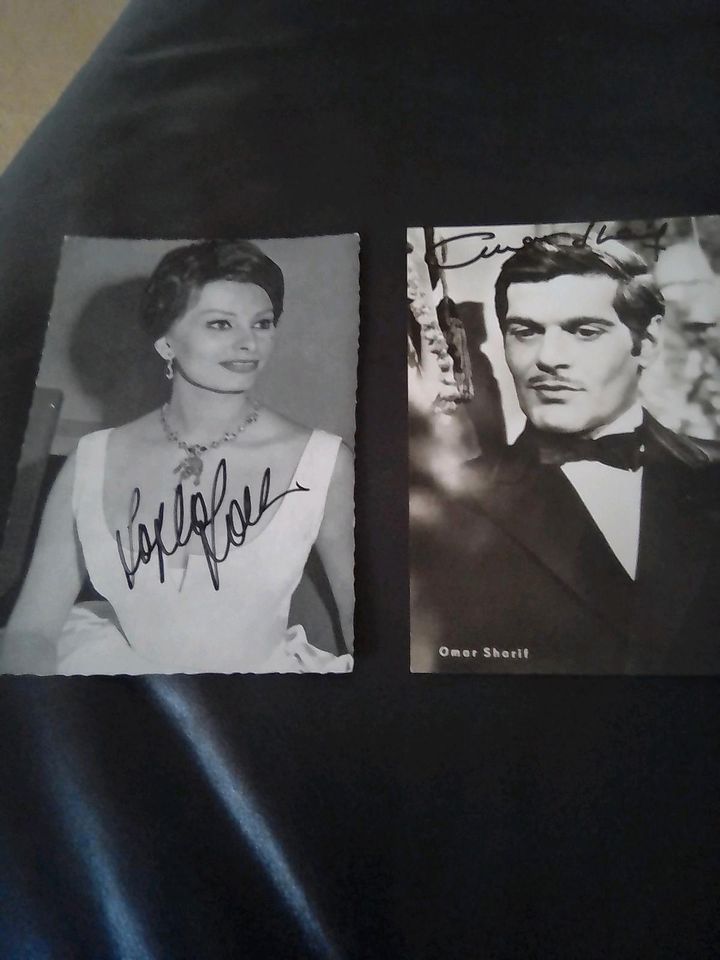 Sophia Loren - Omar Sharif -Autogramme - in Winsen (Luhe)