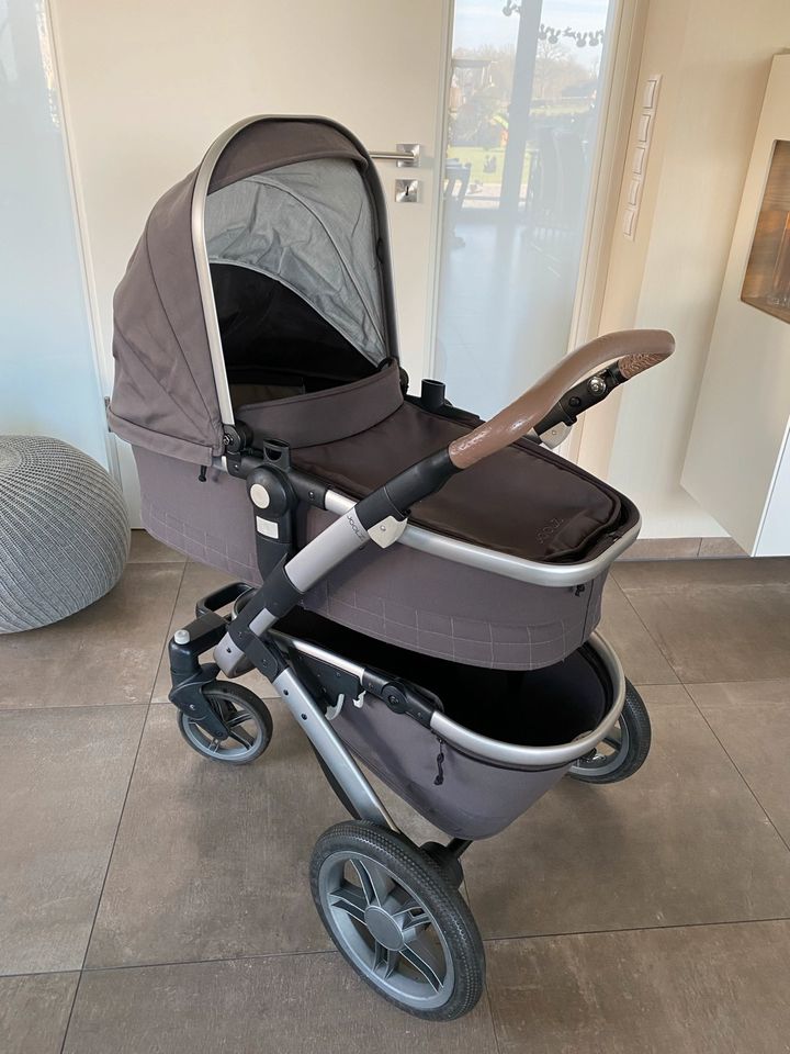 Joolze Geo 2 Kinderwagen Kombikinderwagen grau grey viel Zubehör in Löningen