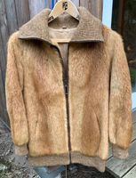 Felljacke Pelzjacke sportlich Strick 38 echt Vintage Brandenburg - Wildpark West Vorschau