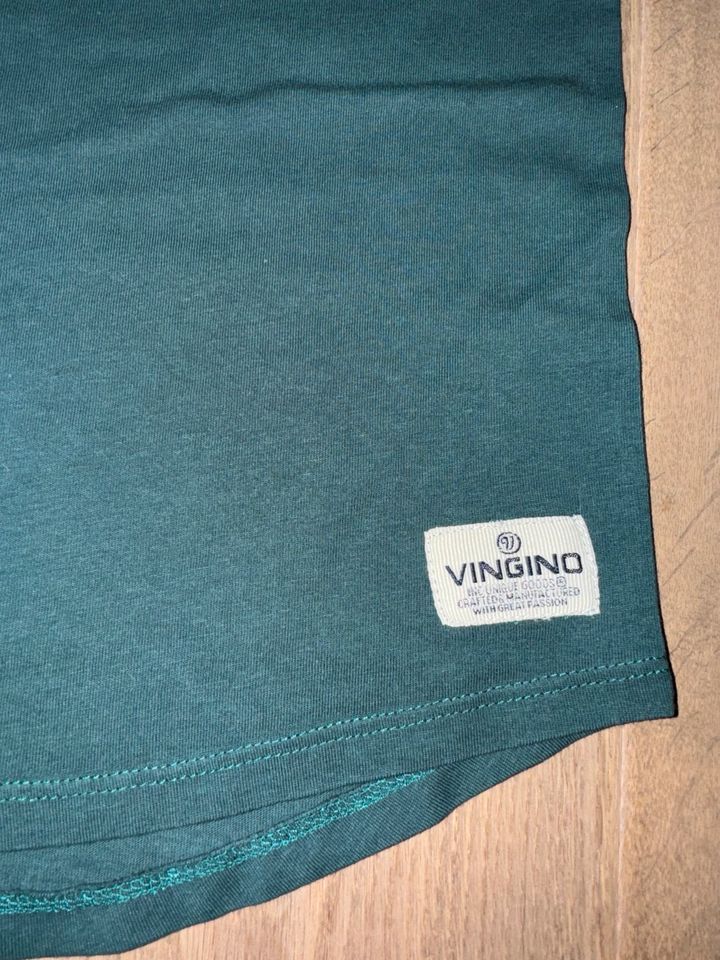 Vingino Langarmshirt Longsleeve Pullover dunkelgrün grün Gr 8 128 in Bingen