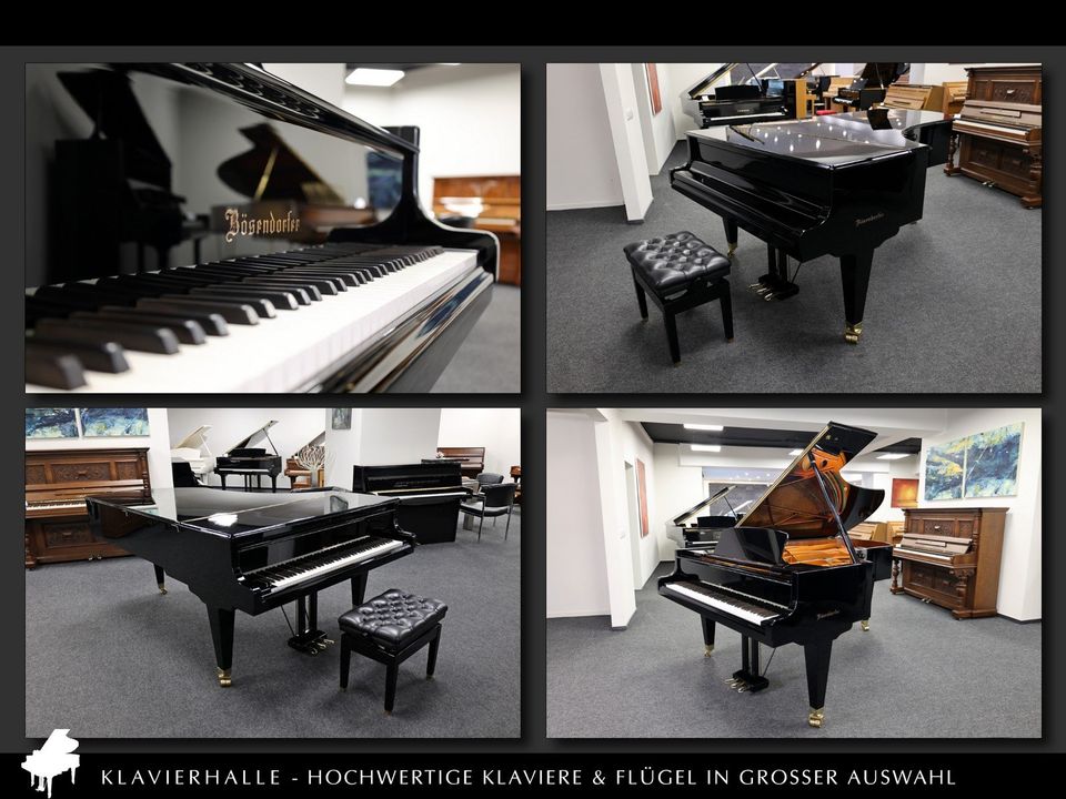 Bösendorfer Flügel, 225 Imperial, schwarz poliert ★ Bj.1986 in Altenberge