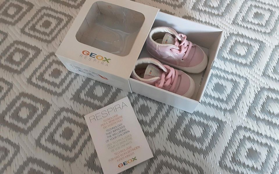 Geox respira Krabbelschuhe rosa/weiß  gr. 19 neu ❤❤ in Ingolstadt