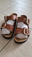 Geox Sandalen Braun mit goldener Schnalle Baden-Württemberg - Radolfzell am Bodensee Vorschau