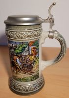 Bierkrug mit Zinndeckel Humpen Bierseidel Brauerei Pferde Gerzit Sachsen-Anhalt - Dessau-Roßlau Vorschau