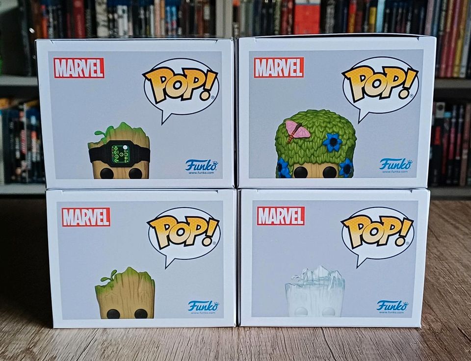 Funko Pop! Marvel I Am Groot Fancy Doodle Cheese Puffs IWUA NYCC in Alveslohe