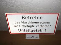 Schild, Betreten Verboten, Unfallgefahr,  Hinweisschild, Bayern - Dietersburg Vorschau