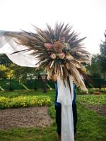 Gesteck, Traubogen, Trockenblumen, Pampasgras Brandenburg - Königs Wusterhausen Vorschau