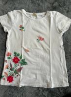 ZARA T Shirt weiß mit Blumen 140 Hessen - Rimbach Vorschau