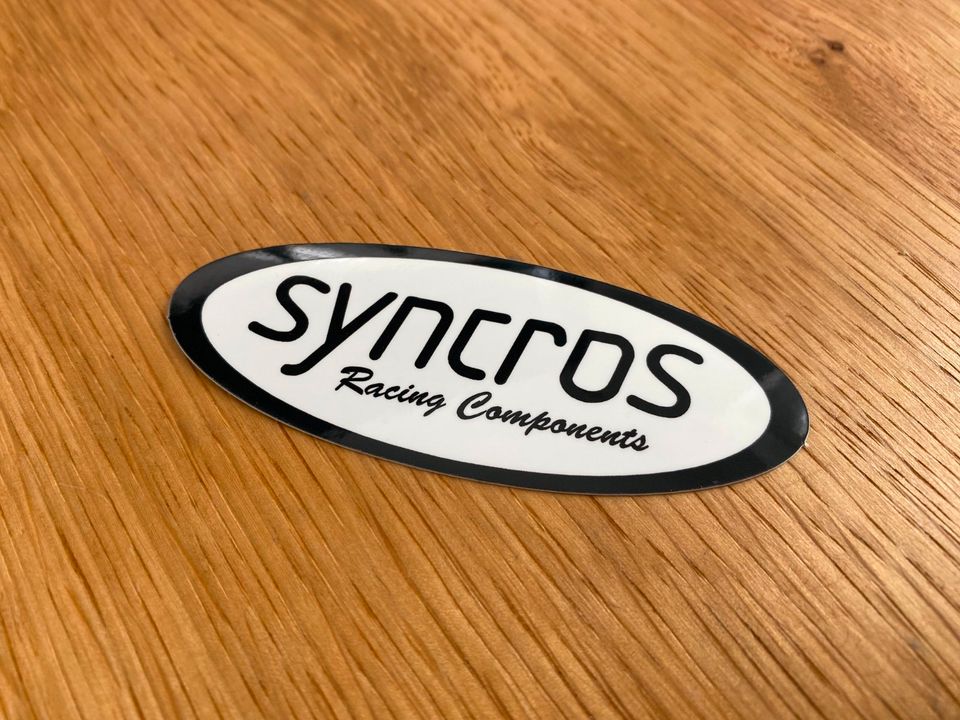 SYNCROS Racing Components 80mm kult retro MTB Sticker Aufkleber in Wunstorf