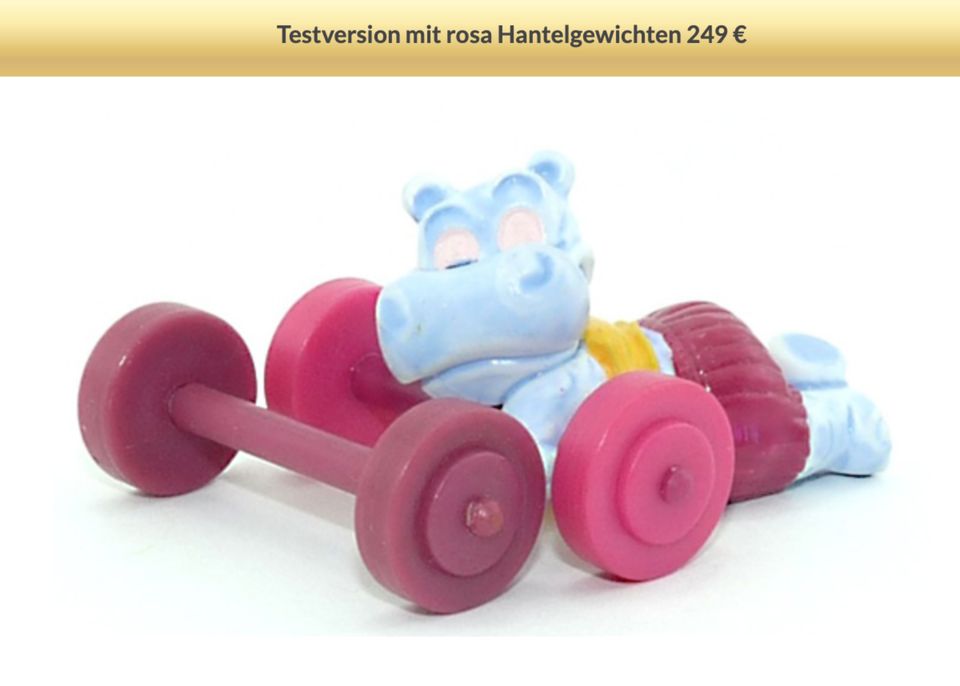 1991 Üei Happy Hippo Fitness Träumer Tommi in Kitzscher