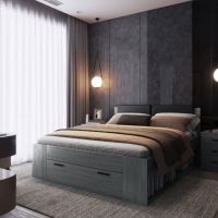 Doppelbett Bett Granada 160x200cm Carbon Eiche mit Lattenrahmen Rostock - Gross Klein Vorschau