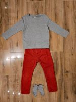 Jungen Hose slim fit + Langarm Shirt Set Gr 110 + Socken 27-30 Baden-Württemberg - Bad Säckingen Vorschau