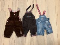 3 Latzhosen Kleiderpaket, Jungs Mädchen  68 Braun Cord kanz jeans Hessen - Bad Soden-Salmünster Vorschau