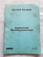 Fiat X-1/9 Five speed Hauptmerkmale Überholungsanweisungen Nordrhein-Westfalen - Lübbecke  Vorschau