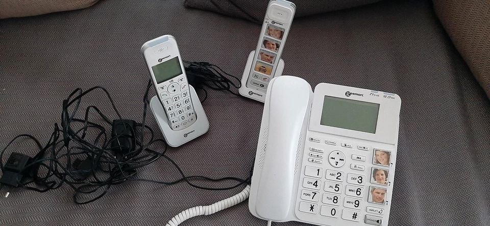 Telefon Seniorentelefon 3 teilig von geemarc combi 295 in Sundern (Sauerland)